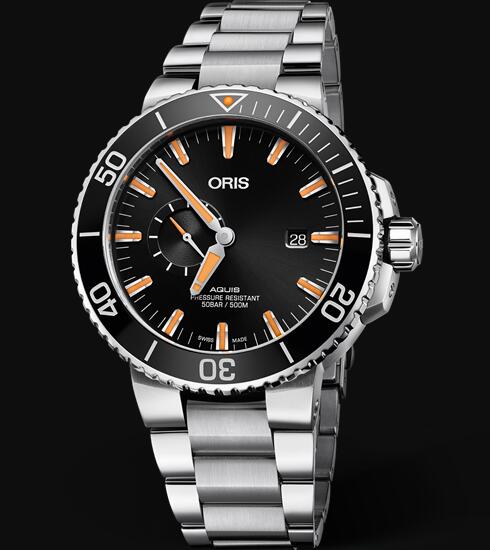 Oris Aquis Small Second Date 45.5mm 01 743 7733 4159-07 8 24 05PEB Replica Watch